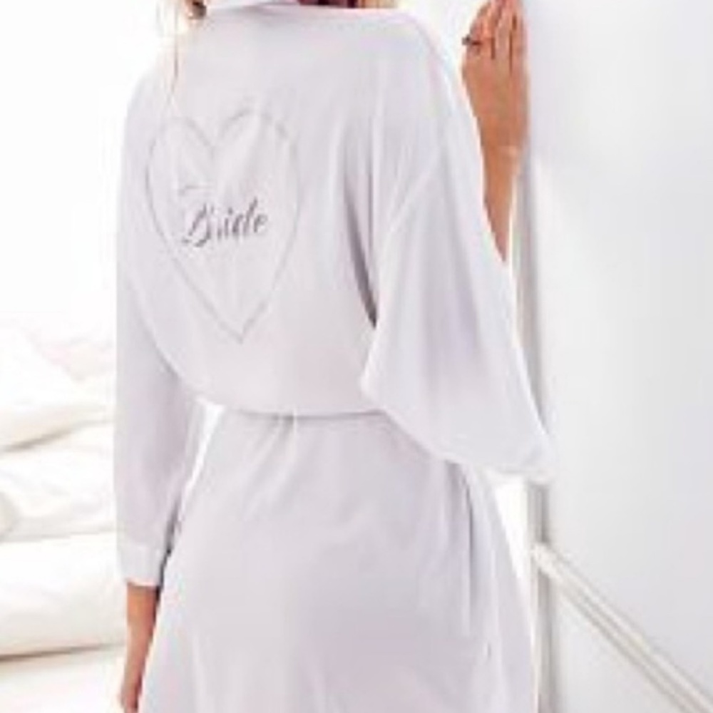 Like-New "Bride" silk robe from Victorias Secret
